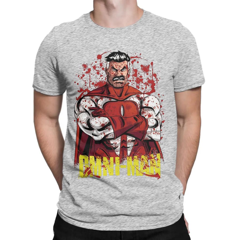 Oversized Tshirt Summer Invincible Hip Hop T Shirts Omni Ma 100 Cotton Tshirt For Unisex Y2k Funny Design Short Sleeve Clothes