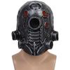 Punk Masque Helmet Halloween Cosplay Natural Latex Full Head Mask Steampunk Robot Masque Headgear Halloween Costume Props