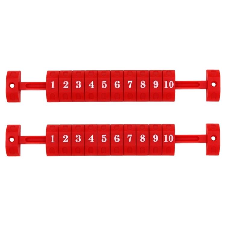 2Pcs Desktop Games Scoring Counters Table Football Counter 10 Numbers Scoring Score Counter Indicator Score Keepers