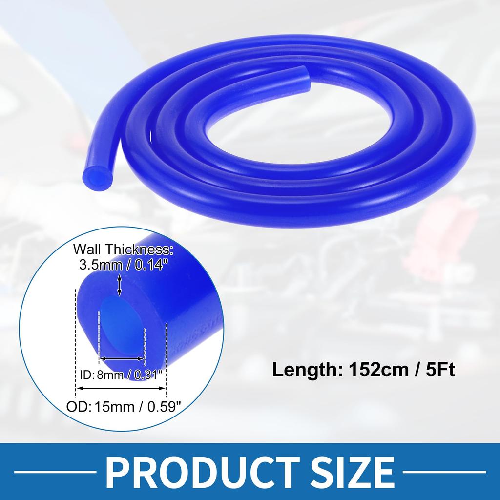 A ABSOPRO Silicone Vacuum Tube Hose High Temperature 5Ft 5/16