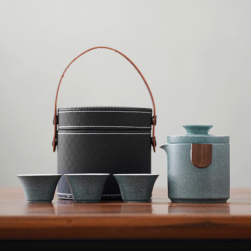 Portable Ceramic Travel Tea Set