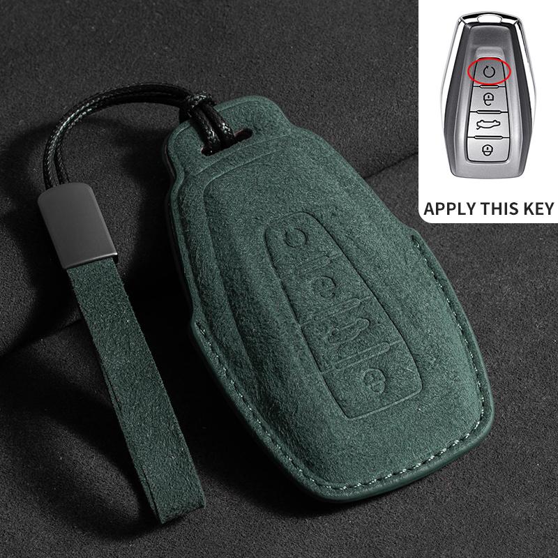 Car Key Case Cover For Geely Coolray 2024 X6 Emgrand  Hawk GX7 Car Key Holder Shell Accessories