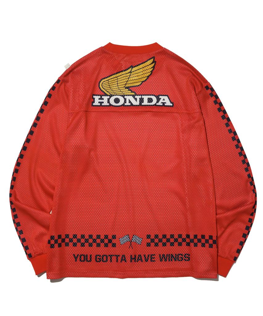 PHYPS MOTORCYCLE [Archive Line] Wing Logo Track Jersey Long Sleeve_Red