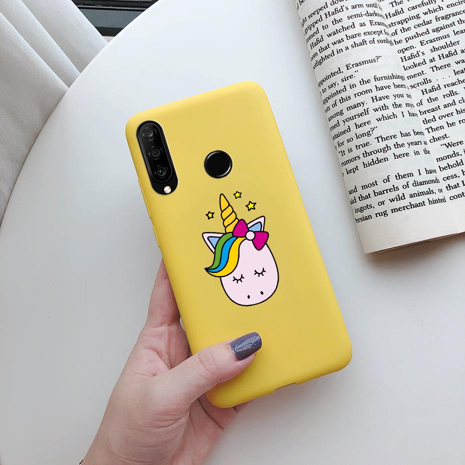 

Cartoon Cute Case For Huawei P30 Lite Pro 2020 Cover Soft Silicone Protector Coque For Huawei P30lite MAR-LX1M P30Pro Phone Case P30