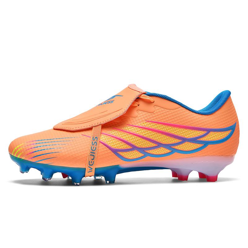 Mens Football Shoes New Outdoor Society Training Ultralight Impact Resistant Fast Futsal Unisex Grass Long Nail Soccer Shoes