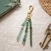 DIY Handmade Bead Keychain European and American Phone Charm Bag Keychain Hanging Decoration Chinese Style Car Key Ring
