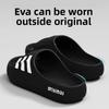 Men's Summer Thick Sole Non-Slip Slippers, Indoor Outdoor Bathroom Casual Slide Sandals