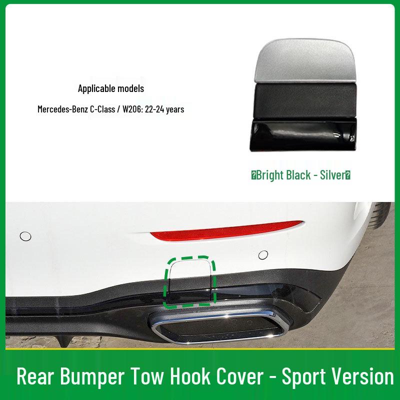 Mercedes C-Class W206 Sport Front Bumper Tow Hook Cover 2068854304
