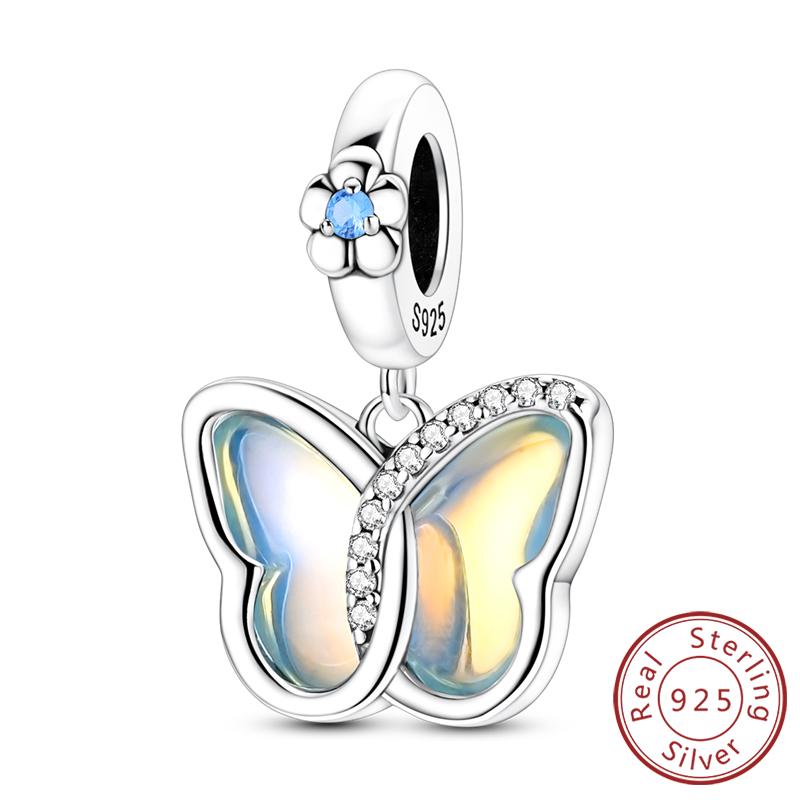 Original Copper Charms Beads Apple Gold Suitcase Family Love Charm Fit Bracelets Bangle Pendant Women Diy Jewelry