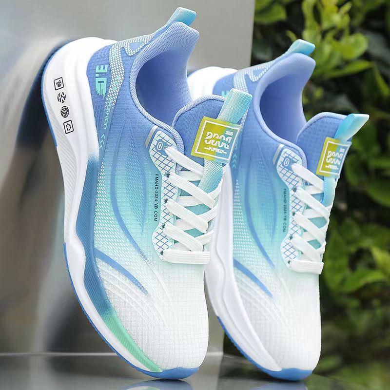 Carbon Plate Ultra-lightweight. Running Shoes, Ice Silk Sneakers, Leather Surface, New Running Shoes.