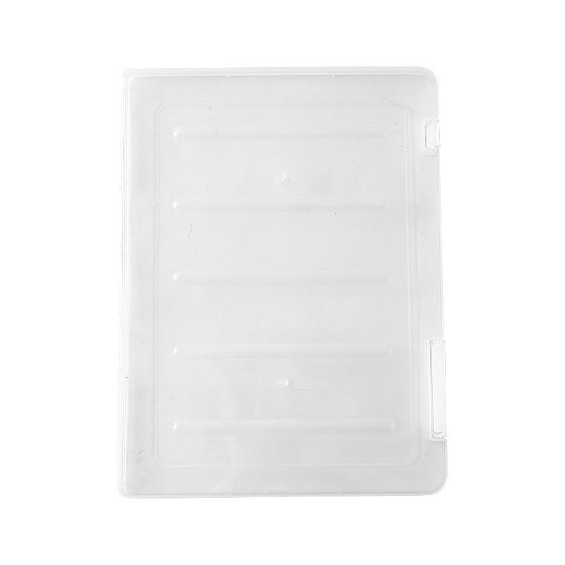A4 Transparent Double Buckle Storage Box - Waterproof & Dustproof for Documents and Certificates