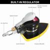 Low Noise Small Detail Pneumatic Sander Mouse Detail Sander Compact Air Sander Pneumatic Sander with Comfortable Rubber Handle