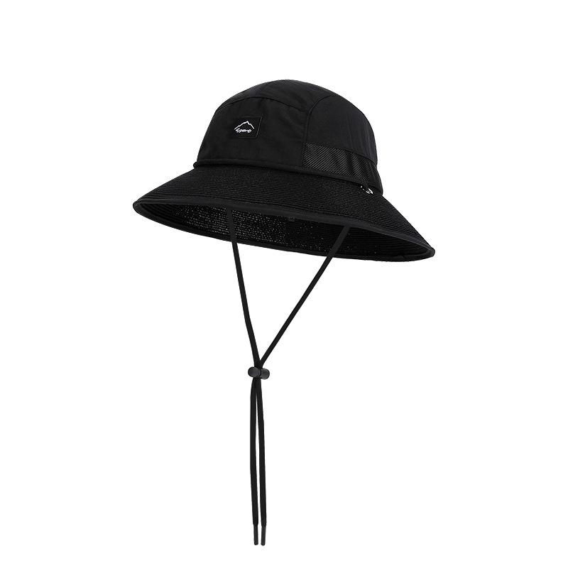 

Summer Outdoor Sunscreen Hat Women s Quick-Drying Waterproof Sunshade Mountaineering Hat Straw Weathered Large Brim Breathable Fisherman Hat чорний