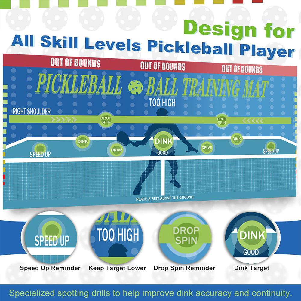Pickleball Practice Board Pickleball Rebounder Training Aid Pickleball Dink Wall Pad for Outdoor & Indoor Court Use