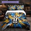 Set Lenzuola Juventus FC Modello 3 Pezzi Morbida Copripiumino in Microfibra con Federe per Camera da Letto