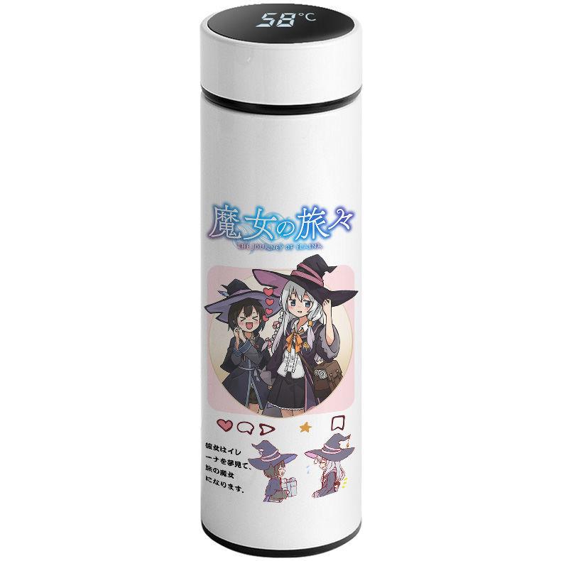 Elaina Smart Thermos Cup Witch Trip Fran Surrounding Water Cup Two-dimensional Anime Personality Display Temperature