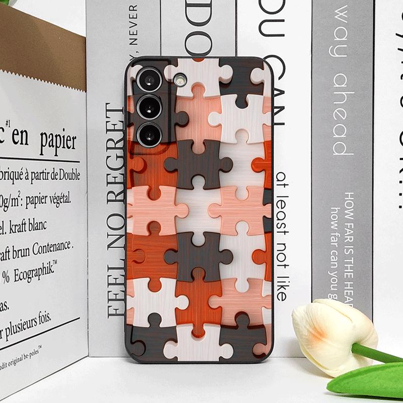 Stilvolle künstlerische Puzzle-Muster Handyhülle für OPPO Realme 14 Pro Plus 13+ 12 Lite 11 10 9 X7 PRO Ultra 5G Stoßfeste Rückseite