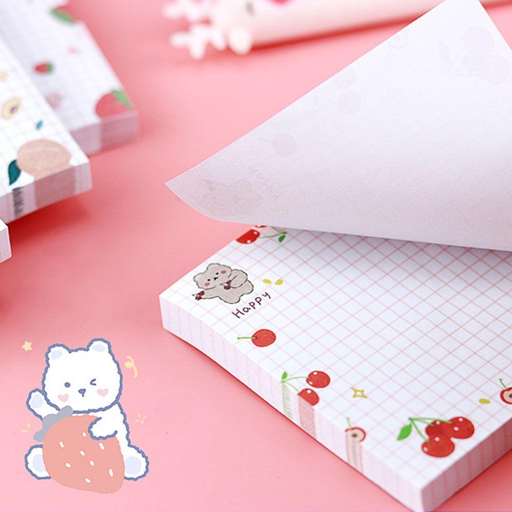 Cherry Handbook Decor Writing Pads Memo Note Scrapbooking Notepad Sticky Notes Diary Book Memo Pad