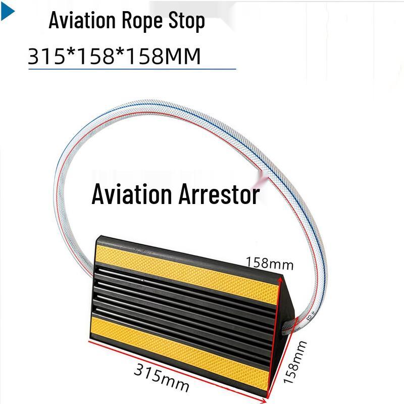 Brangdy Heavy-Duty Triangular Rubber Wheel Chock