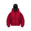 Unisex European & American Double Hood Zipper Cardigan Sweatshirt - Autumn/Winter Fashion