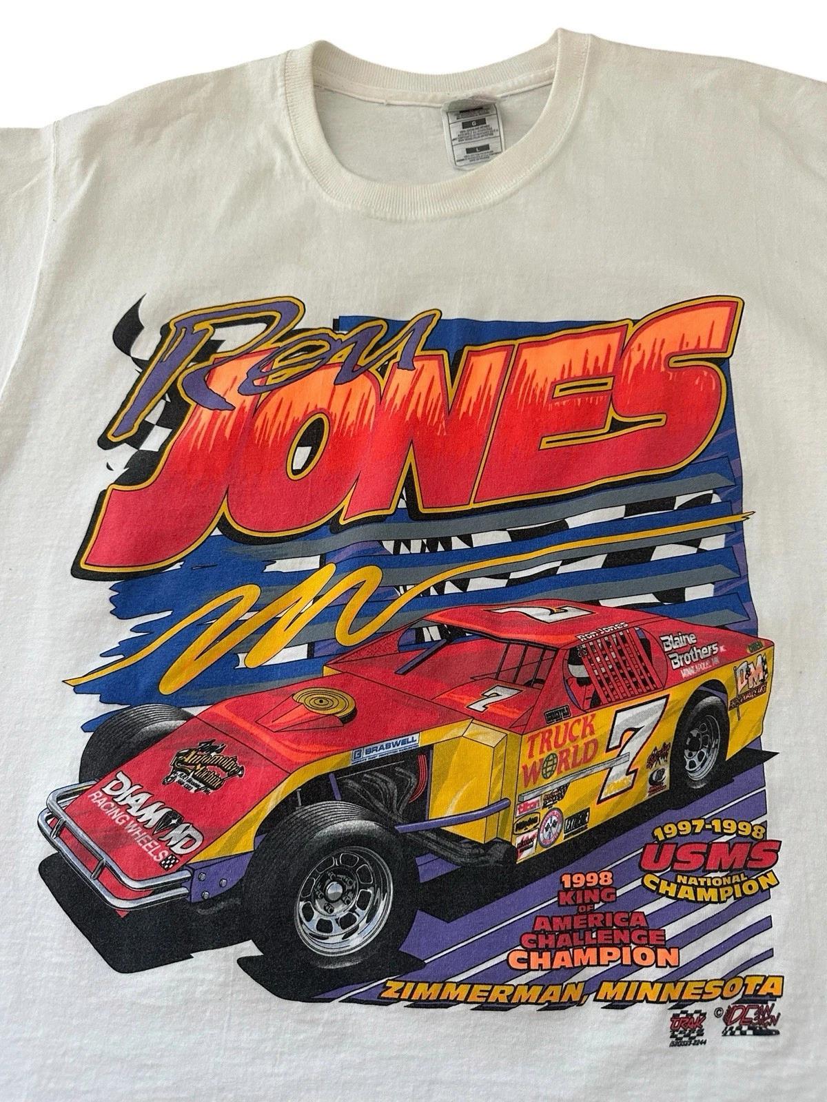 Vintage Ron Jones Racing T Shirt Men’s Large 90’s Minnesota USMS 3XL