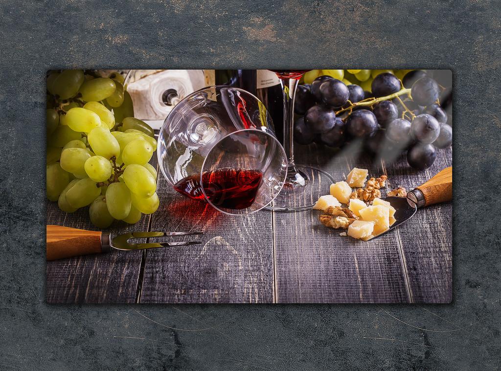 SZKLANA DESKA DO KROJENIA 52x30 WINO