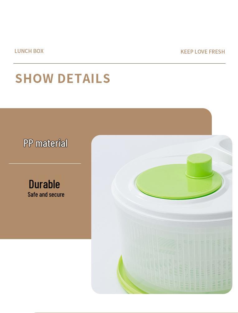 Hand-Crank Vegetable Dehydrator, Washer, Spinner, Chopper & Slicer