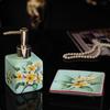 Ice Crack Ceramic Art Lotion Bottle, Bathroom Accessories, Shampoo Bottle, Soap Dish, Household, Travel, Independent Bottle