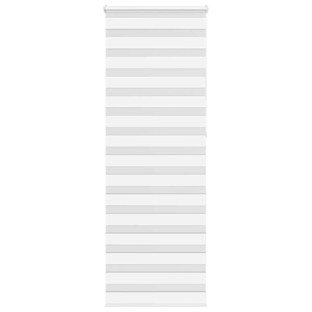 Jalousie Zebra, Weiß, Stoffbreite 70,9 cm, Polyester