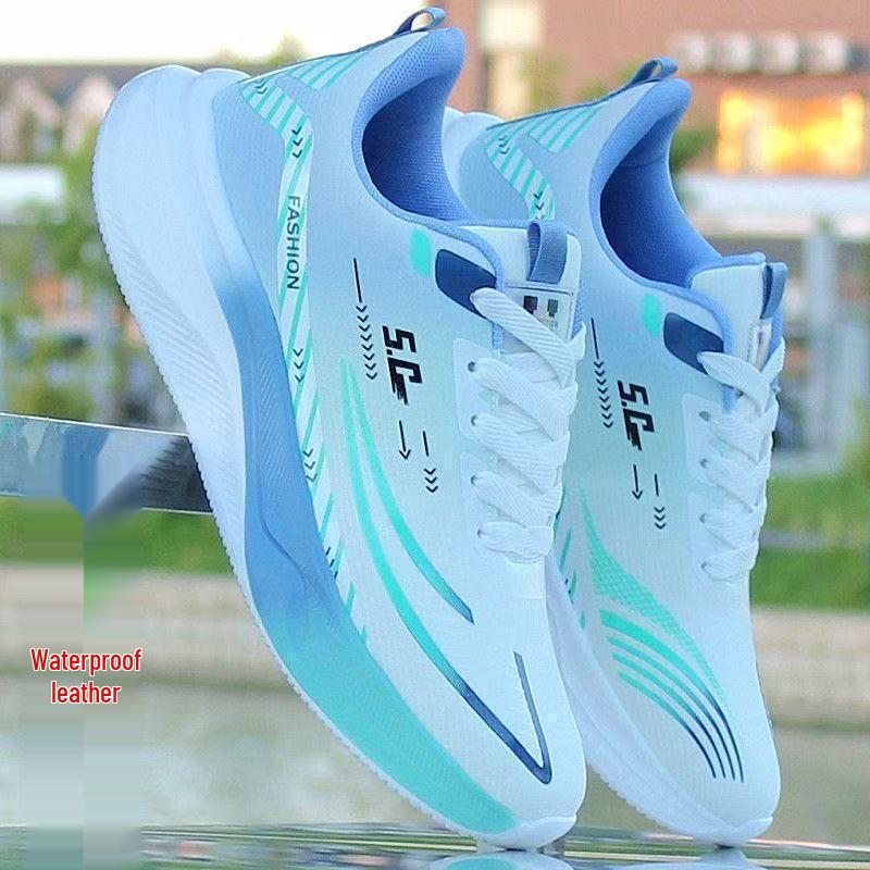 Men's Autumn Leather Casual Sneakers - Trendy, Simple Design for Walking and Shopping