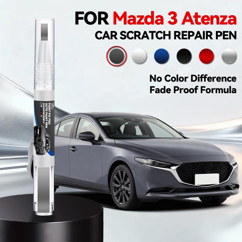 

For Mazda 3 Atenza 2002-2025 Car Paint Repair Pen Touch Up Scratch Remover Accessories Black White Blue Red Silver Brown Grey