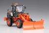Hasegawa Hitachi Construction Machinery Kolový nakladač Specifikace Stroj Plastový Model 66102 1/35 ZW100-6 Multi-Plow (Odklízení sněhu)