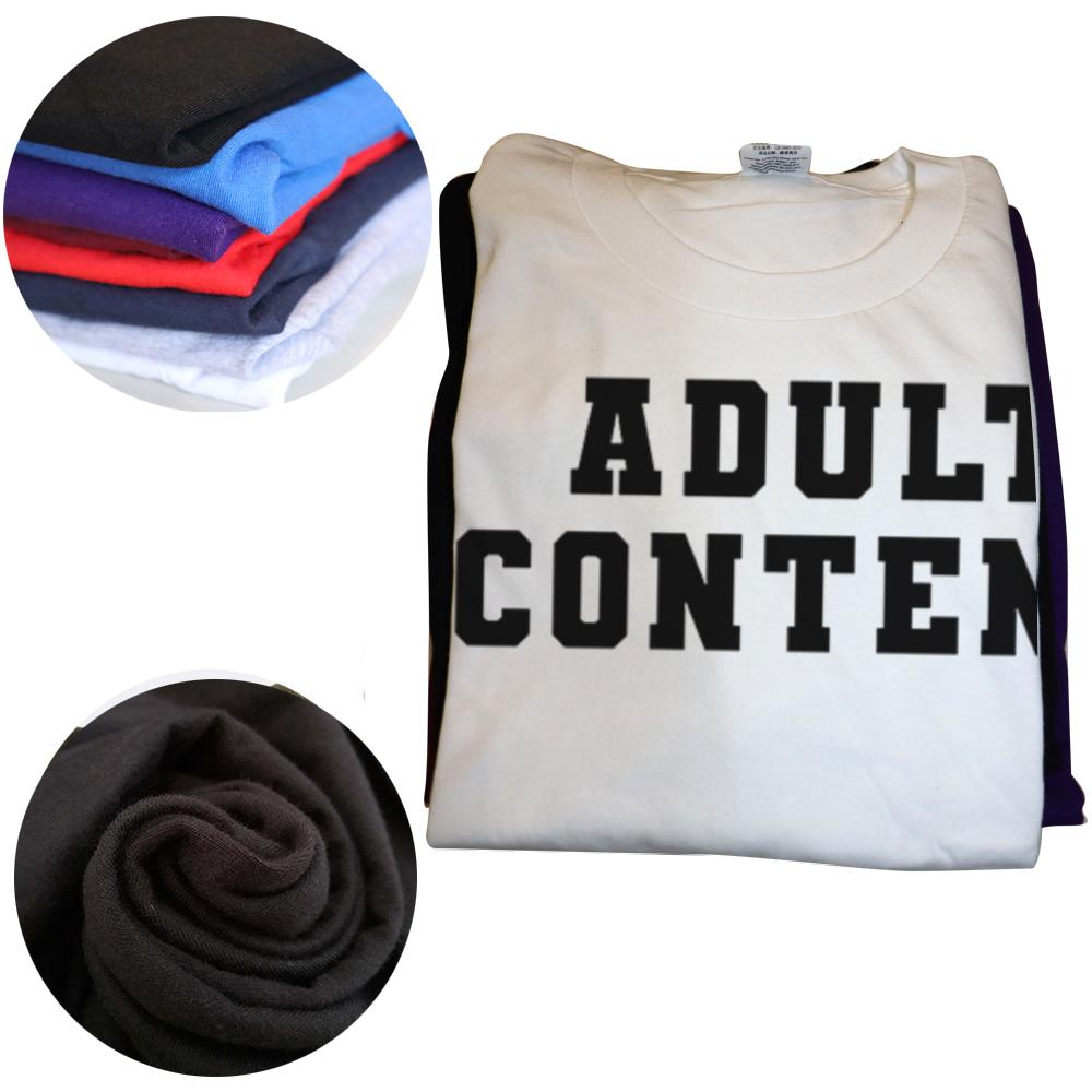 ADULT CONTENT T-Shirt Humor Funny 18 Years Old Adulting T Shirts Humor Streetwear Tee Shirt Short Sleeve Unisex Loose Clothing