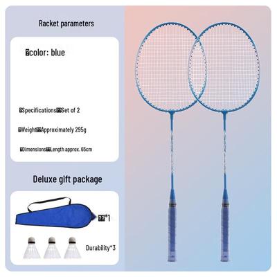 Mussel Beginner Badminton Racket Set