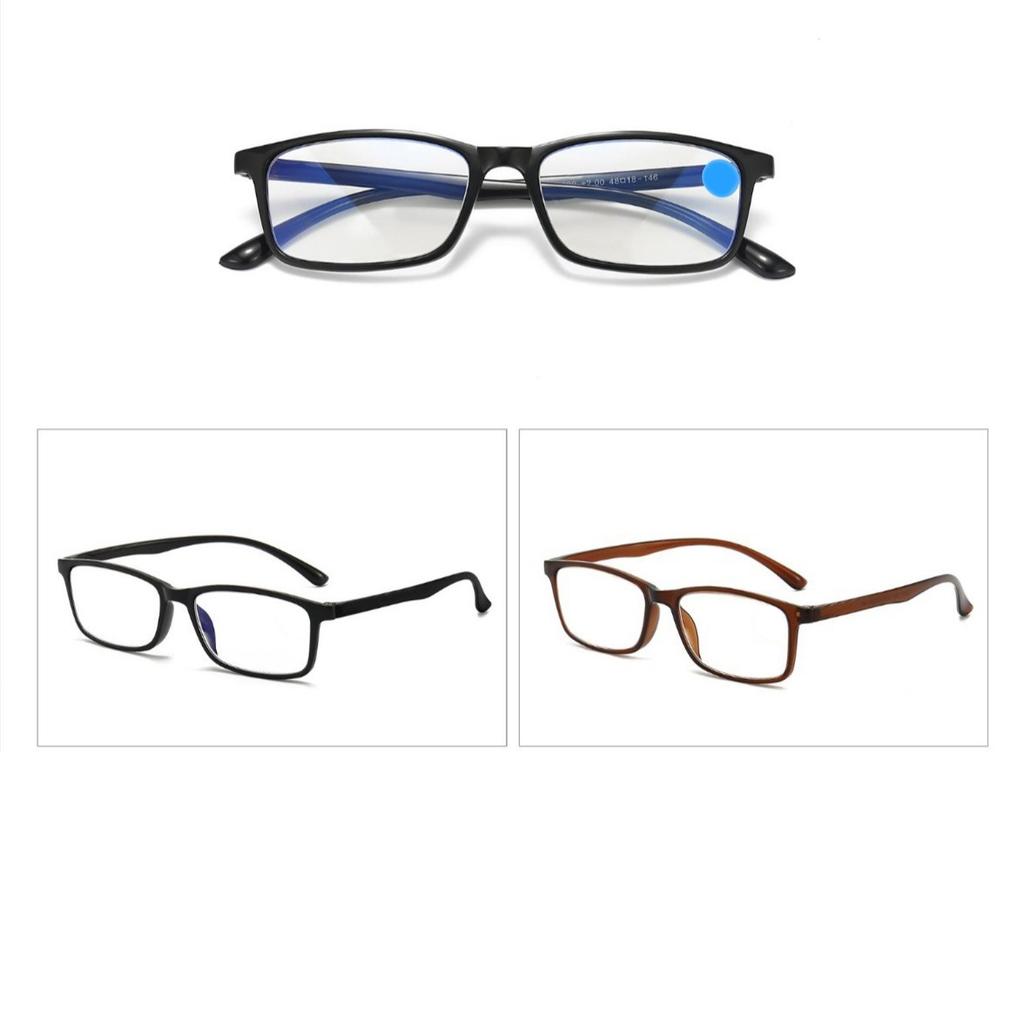 1920 1pc True TR Material Squared Frame Blue Light Blocking Presbyopia Unisex 1.0 1.5 2.0 2.5 3.0 3.5 4.0 Reading Glasses