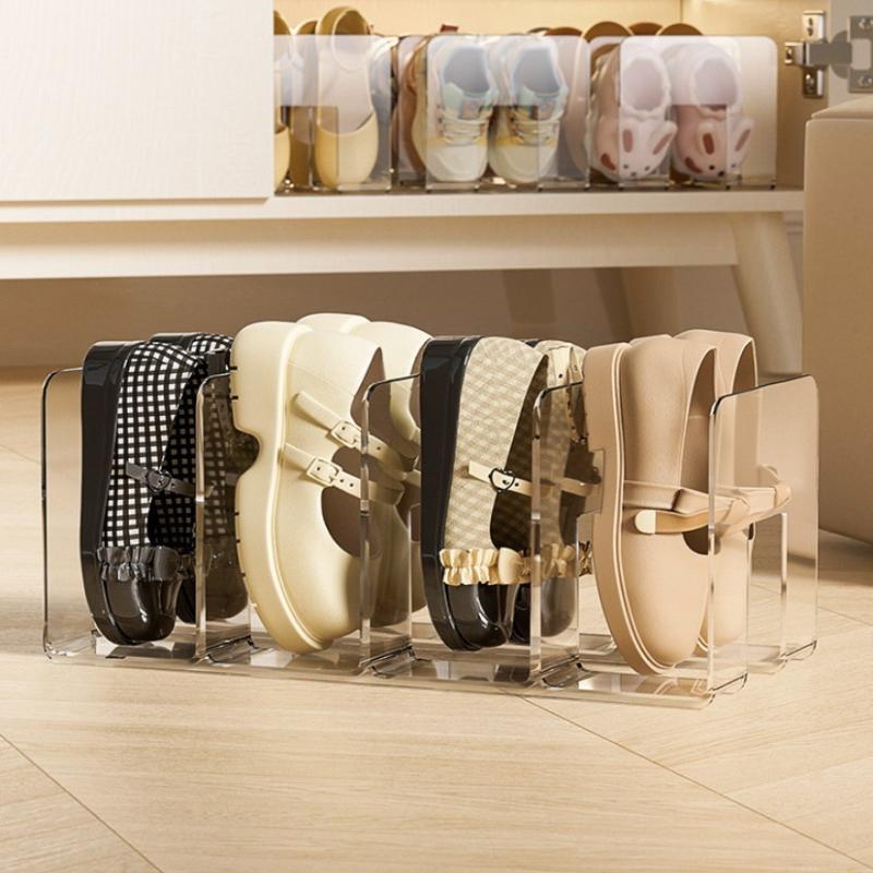1ks Prostorově úsporný vertikální organizér na boty - Vícevrstvý, Snadno sestavitelný, Kompaktní úložný prostor pro domácí vstupní skříňku
