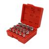 14Pcs E Type Torx Star Bit Socket Set E4‑E24 1 4  3 8  1 2  Drive Repair Tool Kit