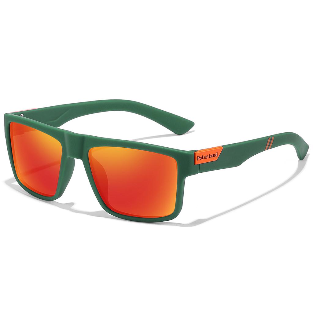 Polarized Sunglasses for Men and Women Classic Square Frame Glasses for Driving Fishing and Golf Unisex