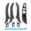 LHD RHD Driver Side Armrest Passenger Door Leather Pull Handle Set for BMW 5 Series F10 520 523 525 528 530