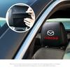Car Headrest Cover Car Logo Pillow Protector Case For Mazda 3 Mazda 6 Atenza Axela Demio CX3 CX5 MP MS Car Decoration Styling GHJ1