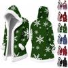 Men's Casual Snowflake Print Winter Jacket for Outdoor Travel and Everyday Wear