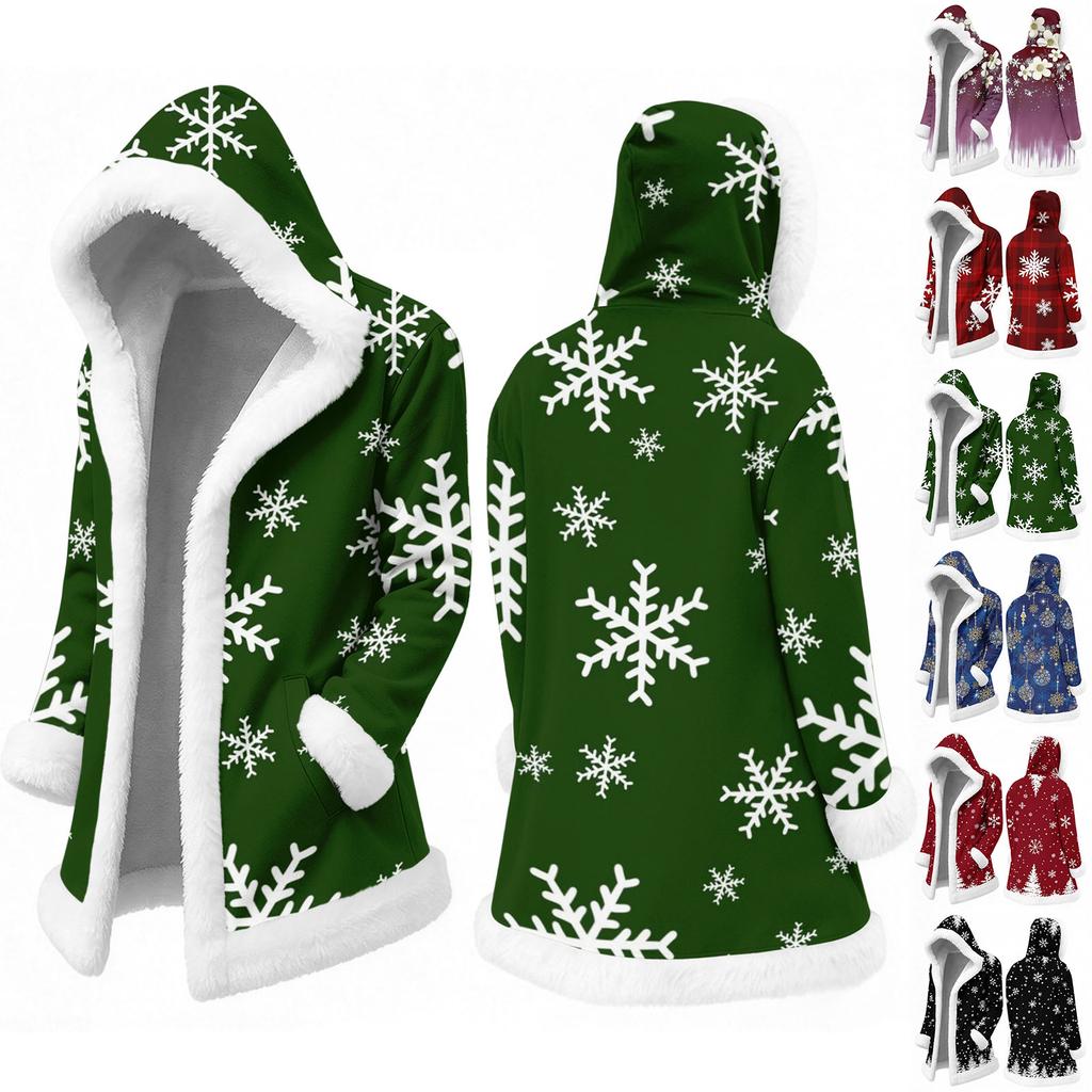 Men's Casual Snowflake Print Winter Jacket for Outdoor Travel and Everyday Wear