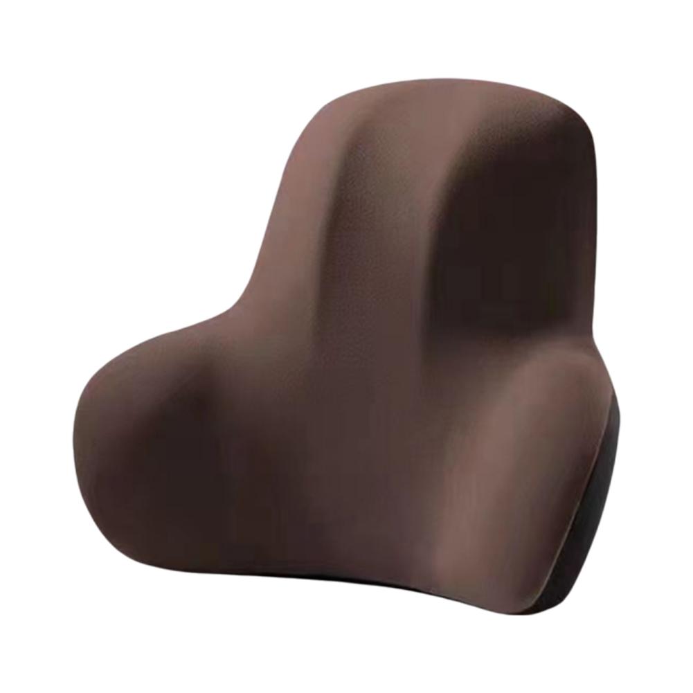 Univerzální polštář z paměťové pěny na krk do auta Chránit bedra Prodyšný polštář Uvolnit stres v autosedačce Podpora bederní opěrky hlavy V9N4