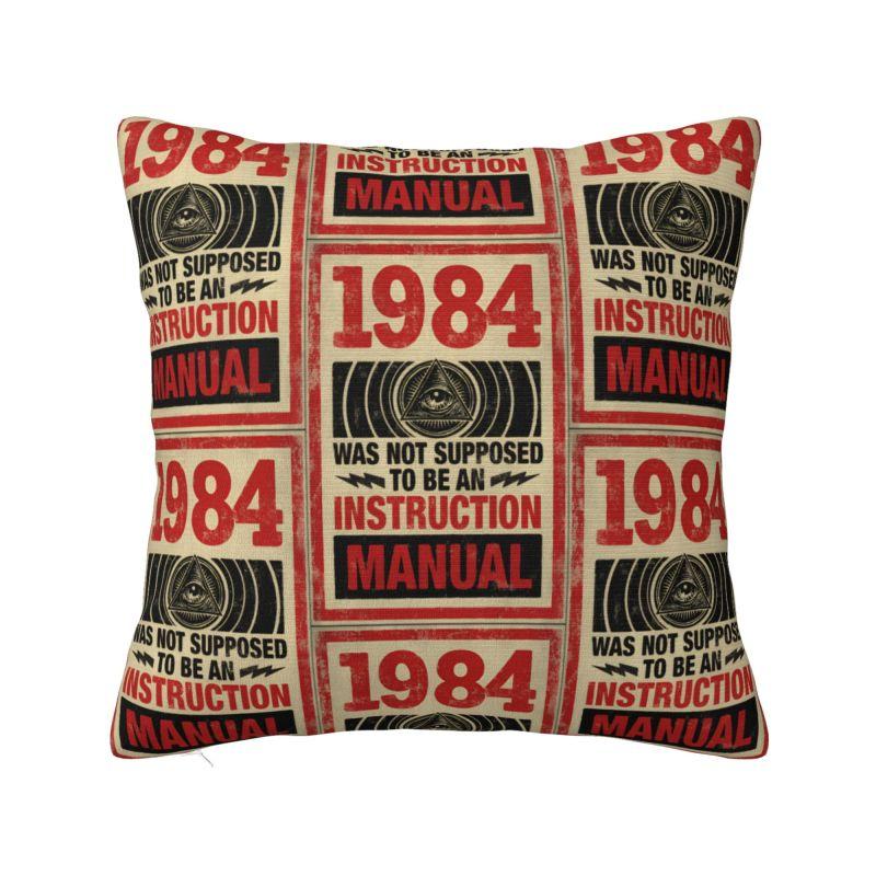 Big Brother George Orwell Cushion Covers Xcm Velvet Throw Pillow Case for Sofa Car Square Pillowcase Home Decorative