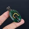 Emerald Pendant, 999 Copper Wire Wrapped Pendant Gemstone Jewelry, Handmade Pendant Amazing Jewelry, Gift For Her