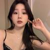 Rhombus Fringed Earrings Women's Light Luxury High-end Temperament Atmospheric Earrings Earrings Show the Face Small Earrings Ear Buckles
