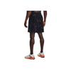 Under Armour Project Rock Johnson Logo Print Straight-Leg Sports Shorts Men Bottoms Black 1377438-001