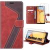 Case for Xiaomi Redmi 13C - Red - Flexible - Foldable Protection - 2 Tempered Glasses