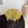 Pochette da Sera Stile Cinese con Tracolla a Catena e Paillettes per Feste Formali