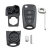 For Kia K2 K5 Cerato For Rio 3 Remote Key Shell 3 Buttons Car Key Shell Flip Folding Key Case